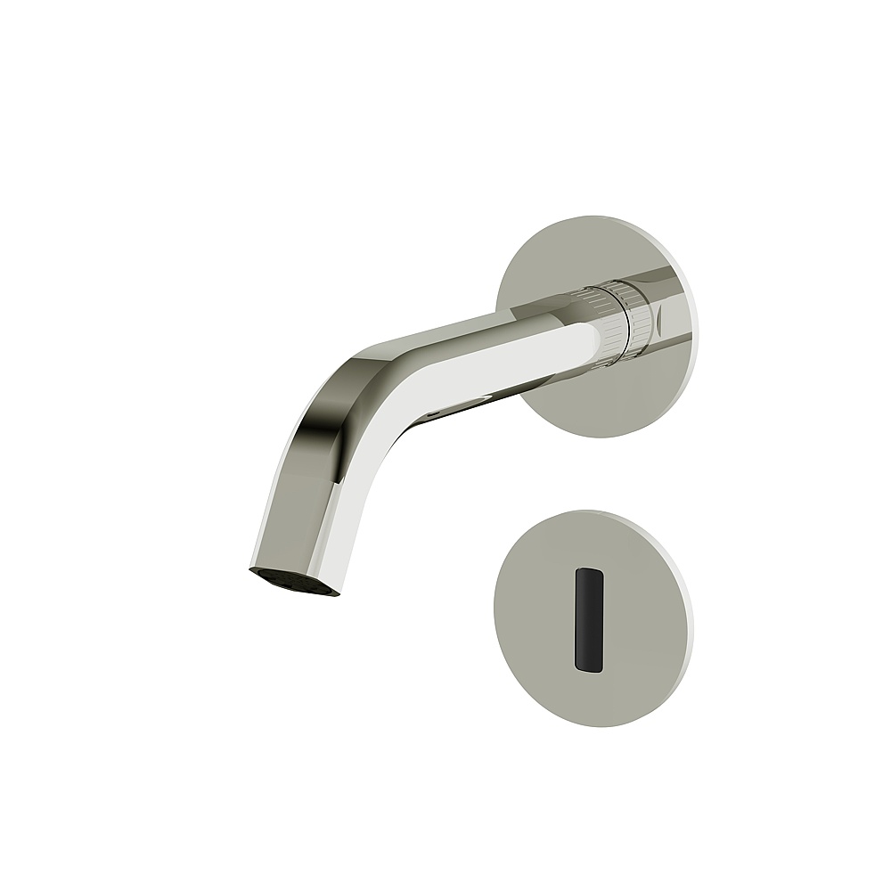Aquabrass ABFC47068PN Ariston Touchless Wall Lavatory Faucet for Trim - Polished Nickel