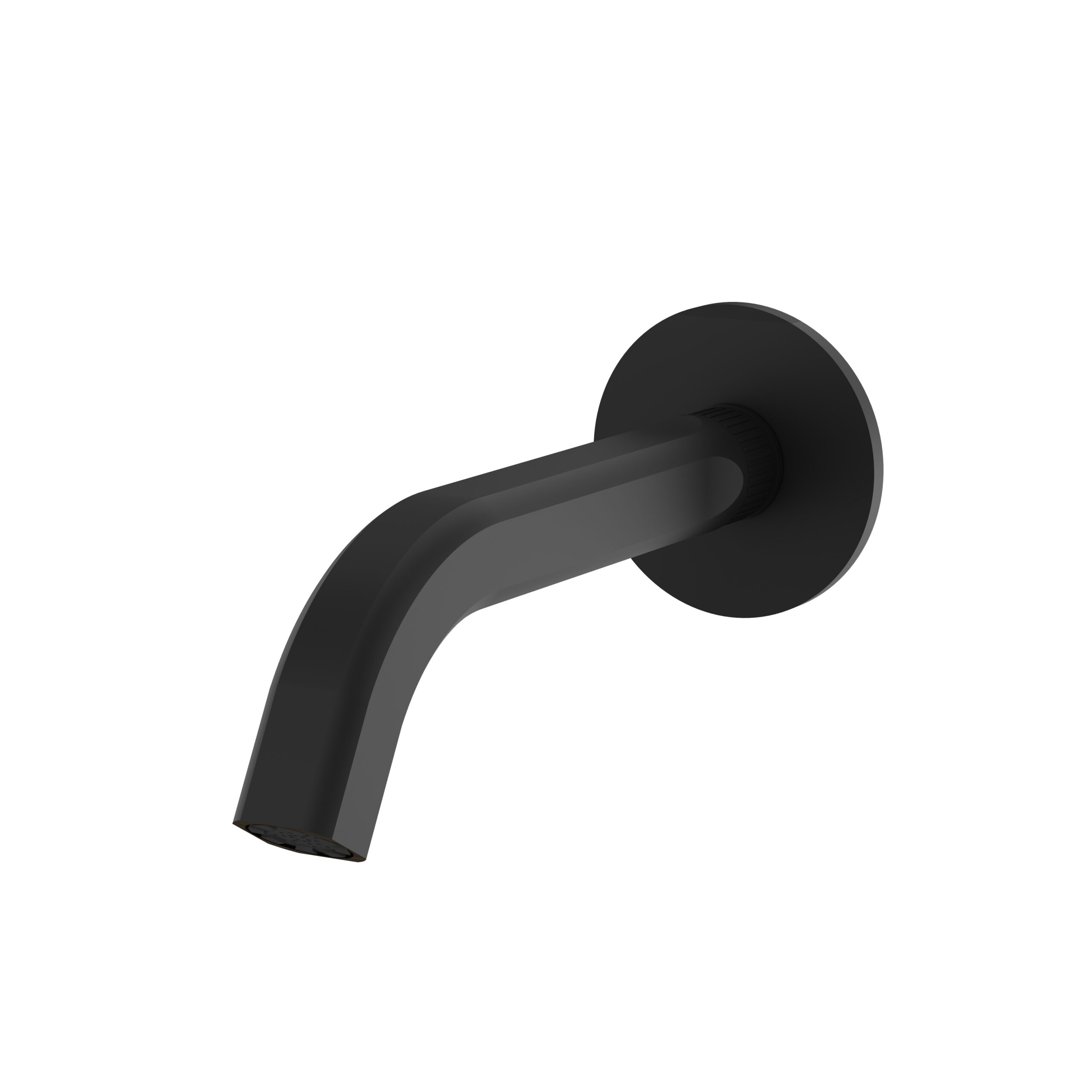 Aquabrass ABSC47032BK Ariston Wallmount Tub Spout - Black