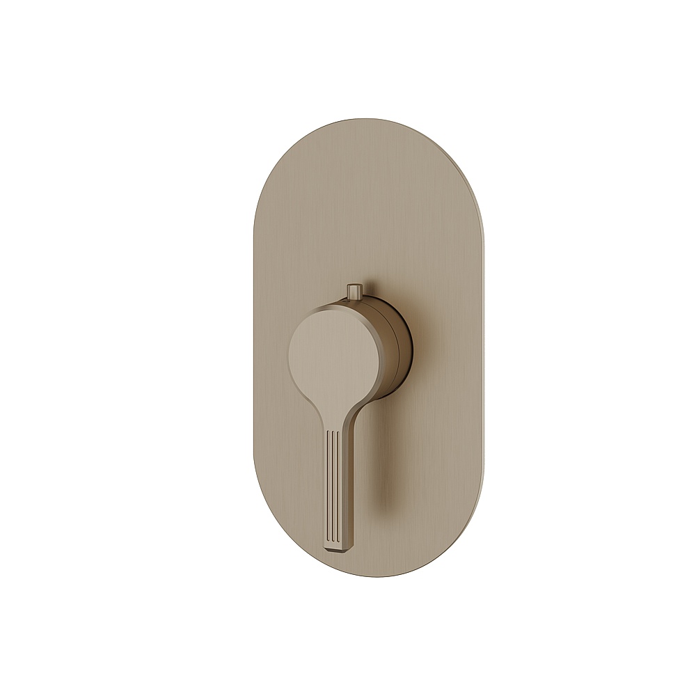 Aquabrass ABSTR3047BN Ariston Trim Set for T12000 Valve - Brushed Nickel