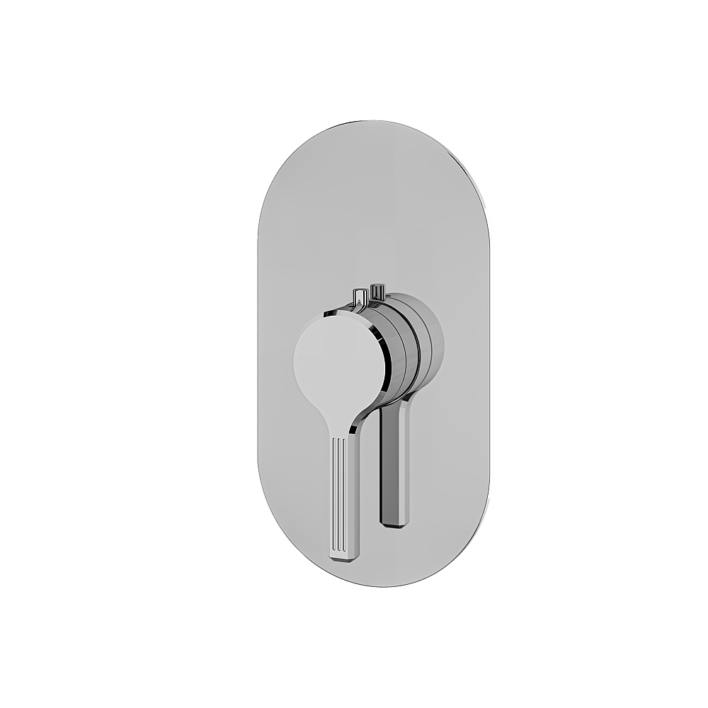 Aquabrass ABSTR3047PC Ariston Trim Set for T12000 Valve - Polished Chrome