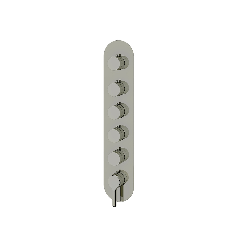 Aquabrass ABSTR3547PN Ariston Trim Set for T12005 Valve - Polished Nickel