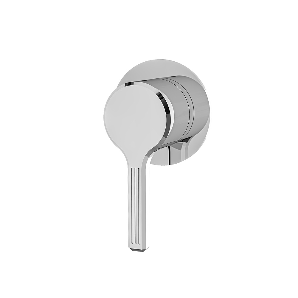 Aquabrass ABSTR1347PC Ariston Trim Set -3-Way Non-Shared for 61934 Valve - Polished Chrome
