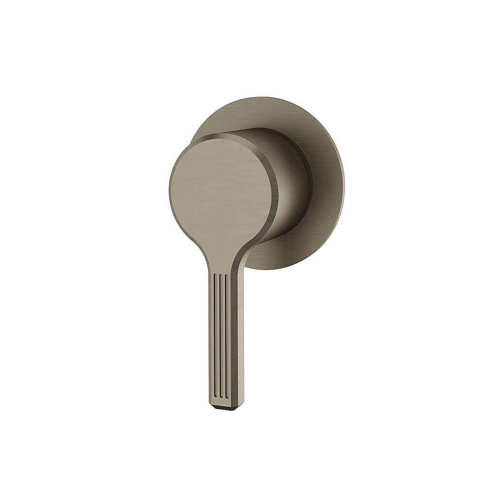 Aquabrass ABSTR2347BBC Ariston Trim Set -3-Way Shared for 61934 Valve - Brushed Black Chrome