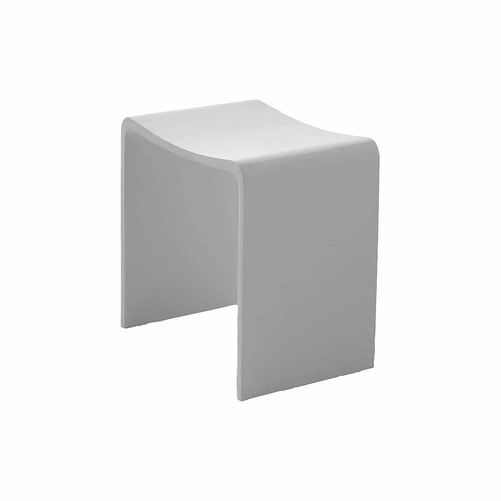 ICO V9611 Acrylic Shower Stool - Matte White