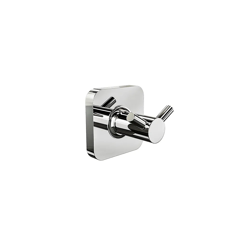 ICO V71223 Vapor Double Towel Hook - Chrome