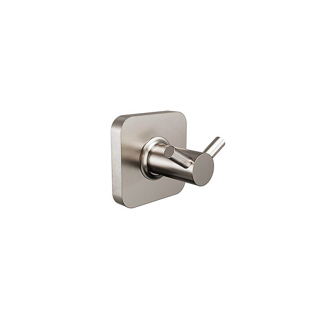 ICO V71224 Vapor Double Towel Hook - Brushed Nickel