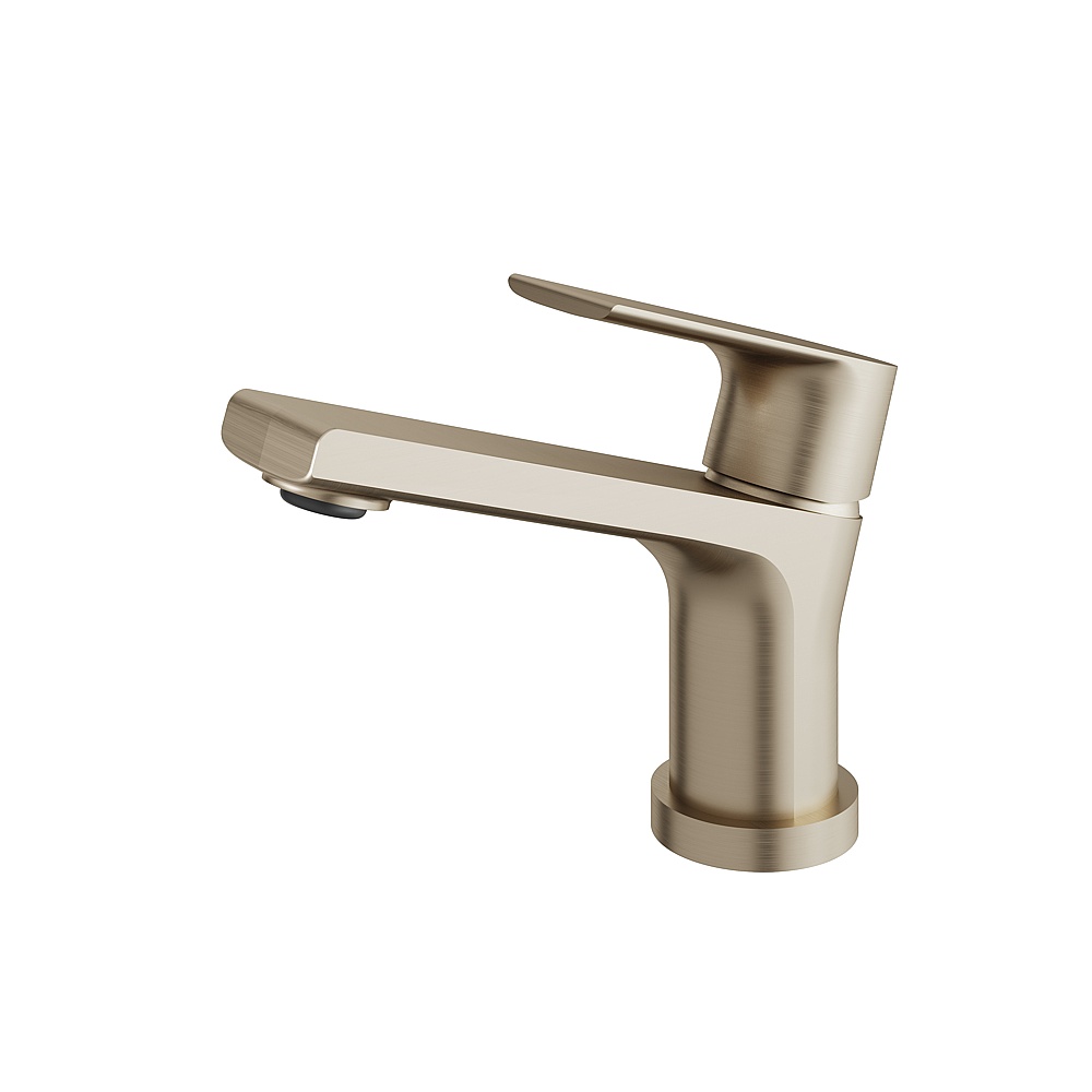 Aquabrass ABFB05014BN Bamboo Single-Hole Lavatory Faucet - Brushed Nickel