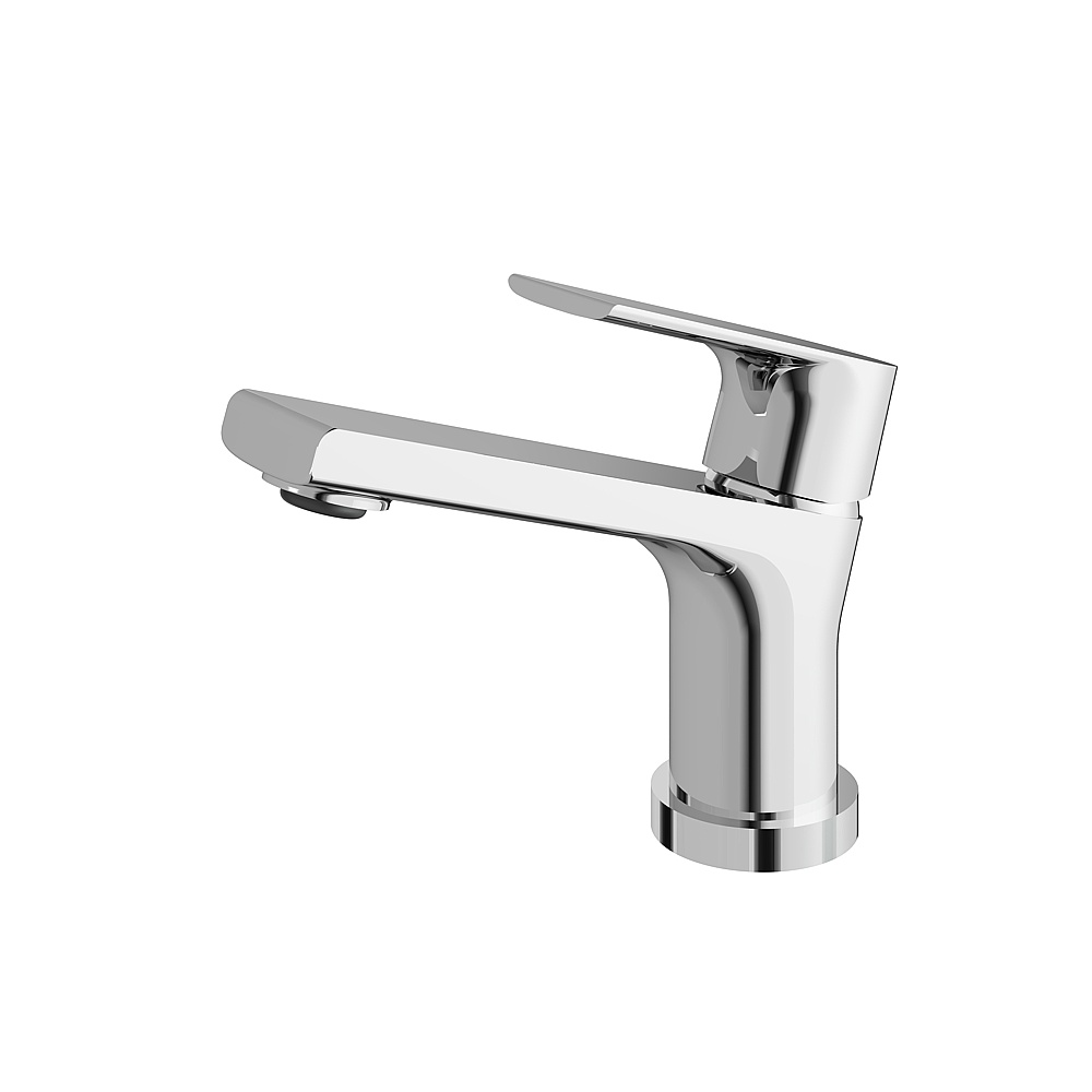 Aquabrass ABFB05014PC Bamboo Single-Hole Lavatory Faucet - Polished Chrome