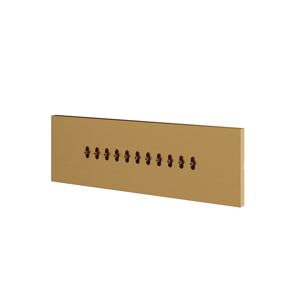 Aquabrass ABSC02583BGD Wavy Body Jet - Brushed Gold