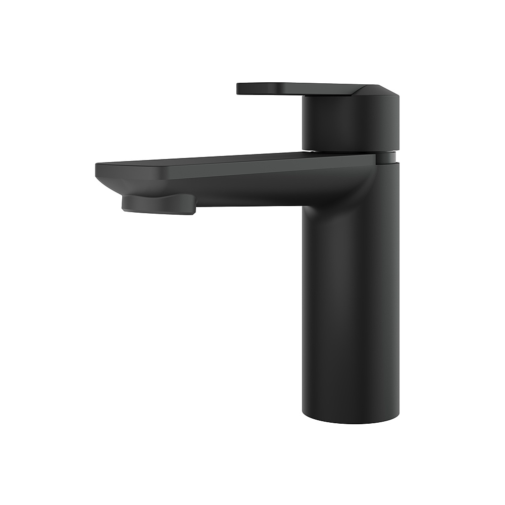 Aquabrass ABFBC6714BK Single-Hole Lavatory Faucet - Black