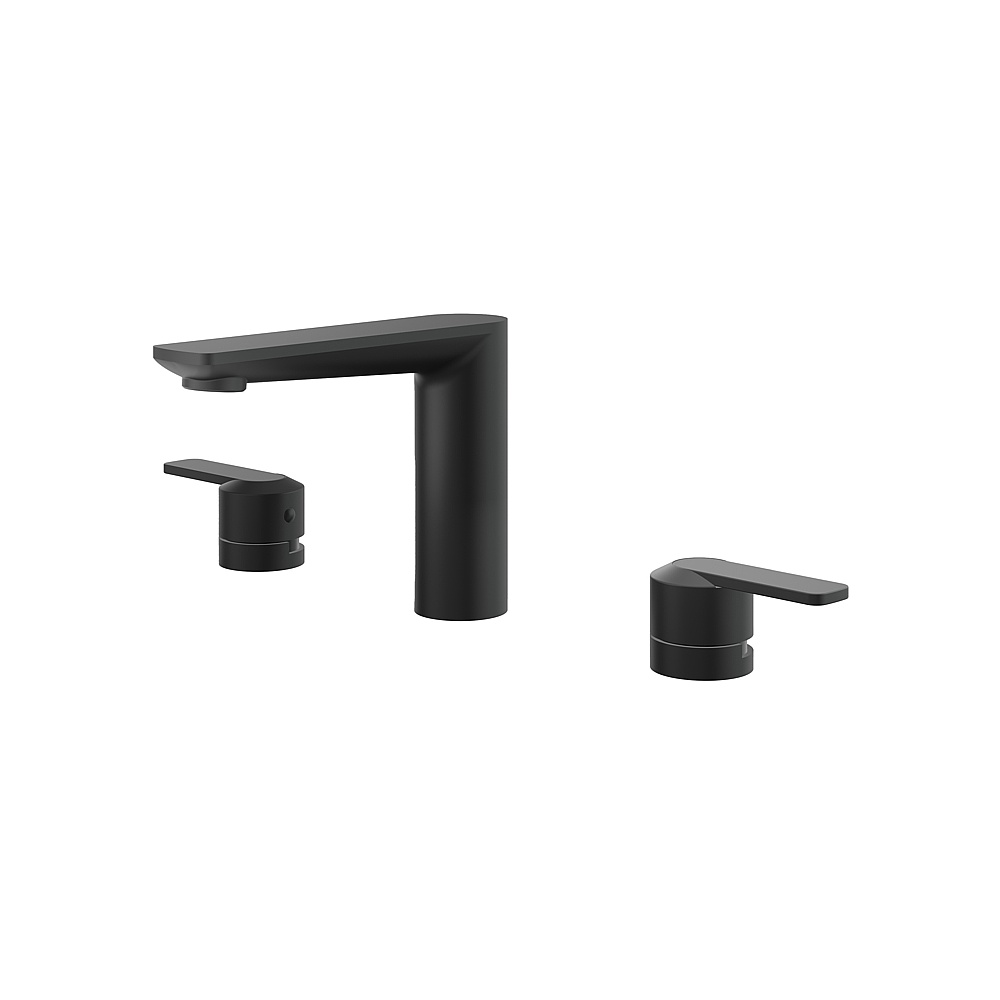 Aquabrass ABFBC6716BK Widespread Lavatory Faucet - Black