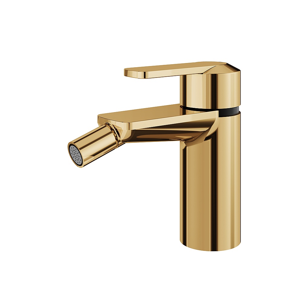 Aquabrass ABFBC6724PGD Single-Hole Bidet Faucet - Polished Gold