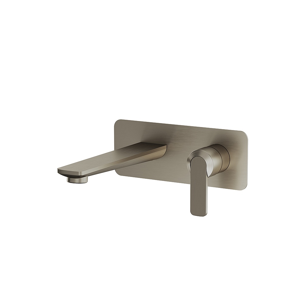 Aquabrass ABFCC6729BBC Wallmount Lavatory Faucet - Trim Only - Black
