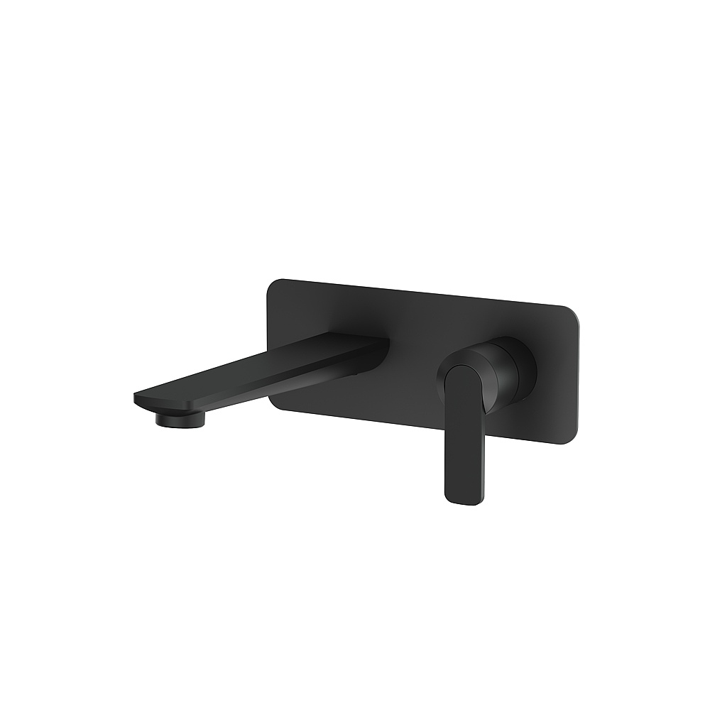 Aquabrass ABFCC6729BK Wallmount Lavatory Faucet - Trim Only - Black