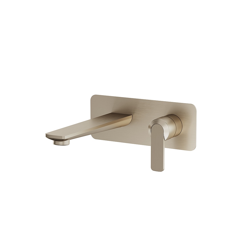 Aquabrass ABFCC6729BN Wallmount Lavatory Faucet - Trim Only - Brushed Nickel
