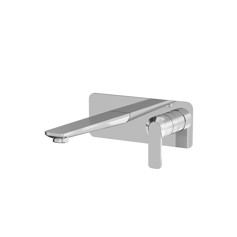 Aquabrass ABFCC6729PC Wallmount Lavatory Faucet - Trim Only - Polished Chrome