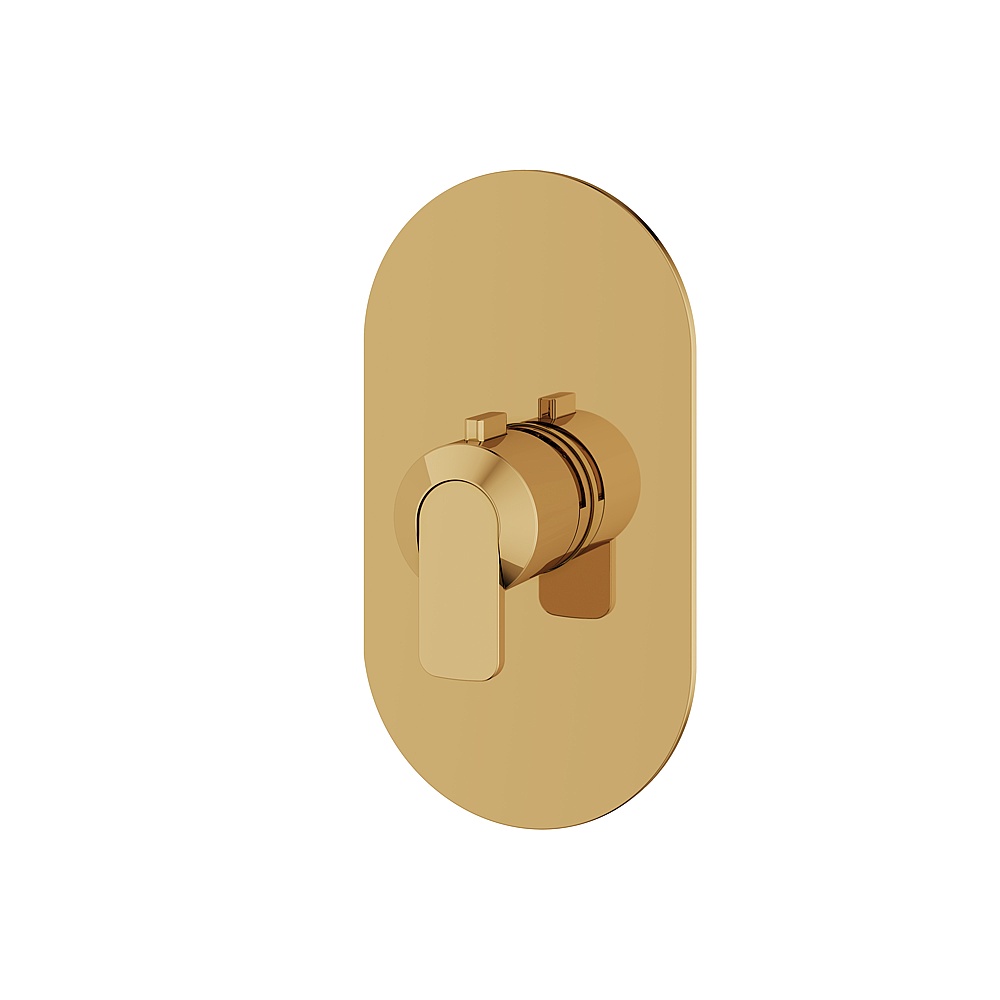 Aquabrass ABSTR3067PGD C67 Trim Set for T12000 Valve - Polished Gold