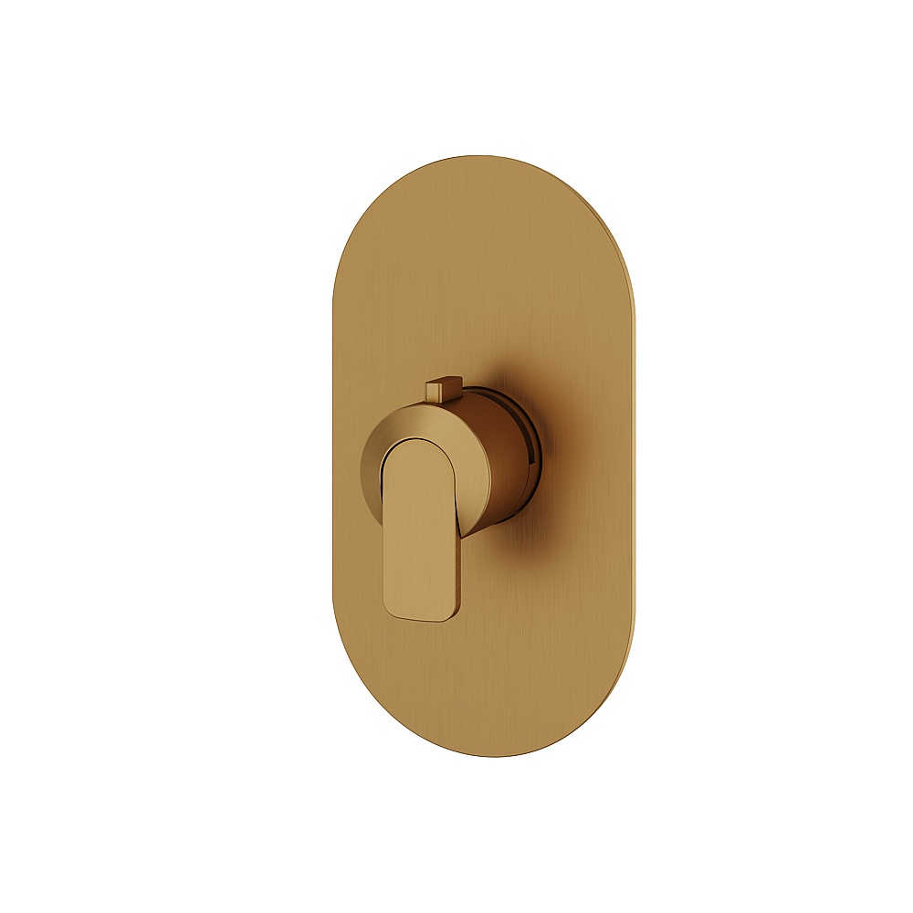 Aquabrass ABSTR3067BGD C67 Trim Set for T12000 Valve - Brushed Gold