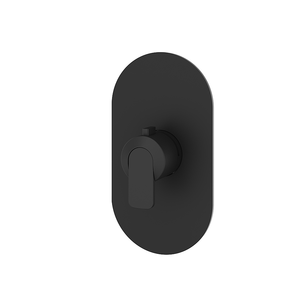 Aquabrass ABSTR3067BK C67 Trim Set for T12000 Valve - Black