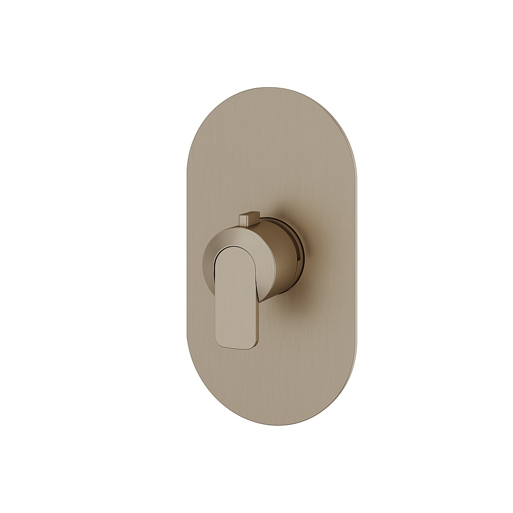 Aquabrass ABSTR3067BN C67 Trim Set for T12000 Valve - Brushed Nickel