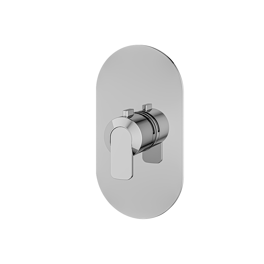 Aquabrass ABSTR3067PC C67 Trim Set for T12000 Valve - Polished Chrome