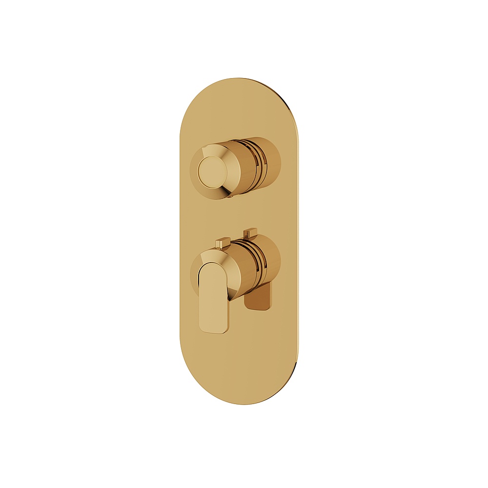 Aquabrass ABSTR3167PGD C67 Trim Set for T12001 Valve - Polished Gold