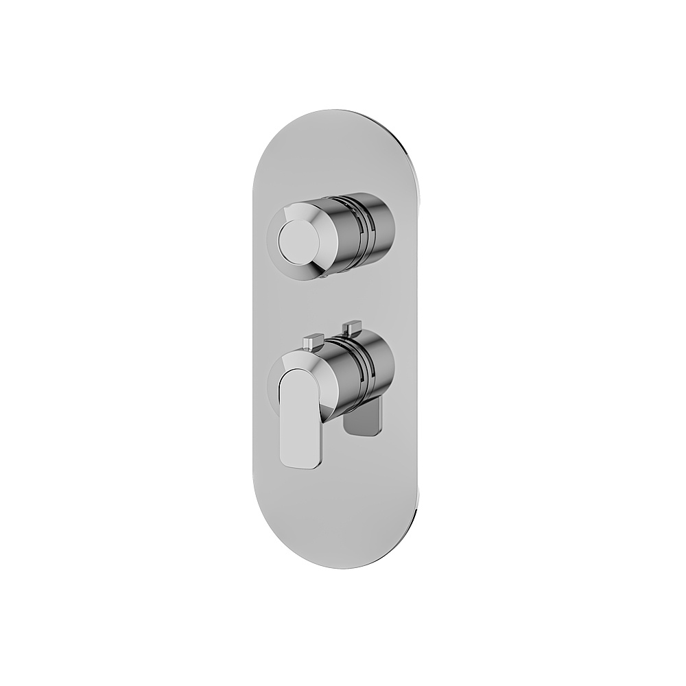 Aquabrass ABSTR3167PC C67 Trim Set for T12001 Valve - Polished Chrome