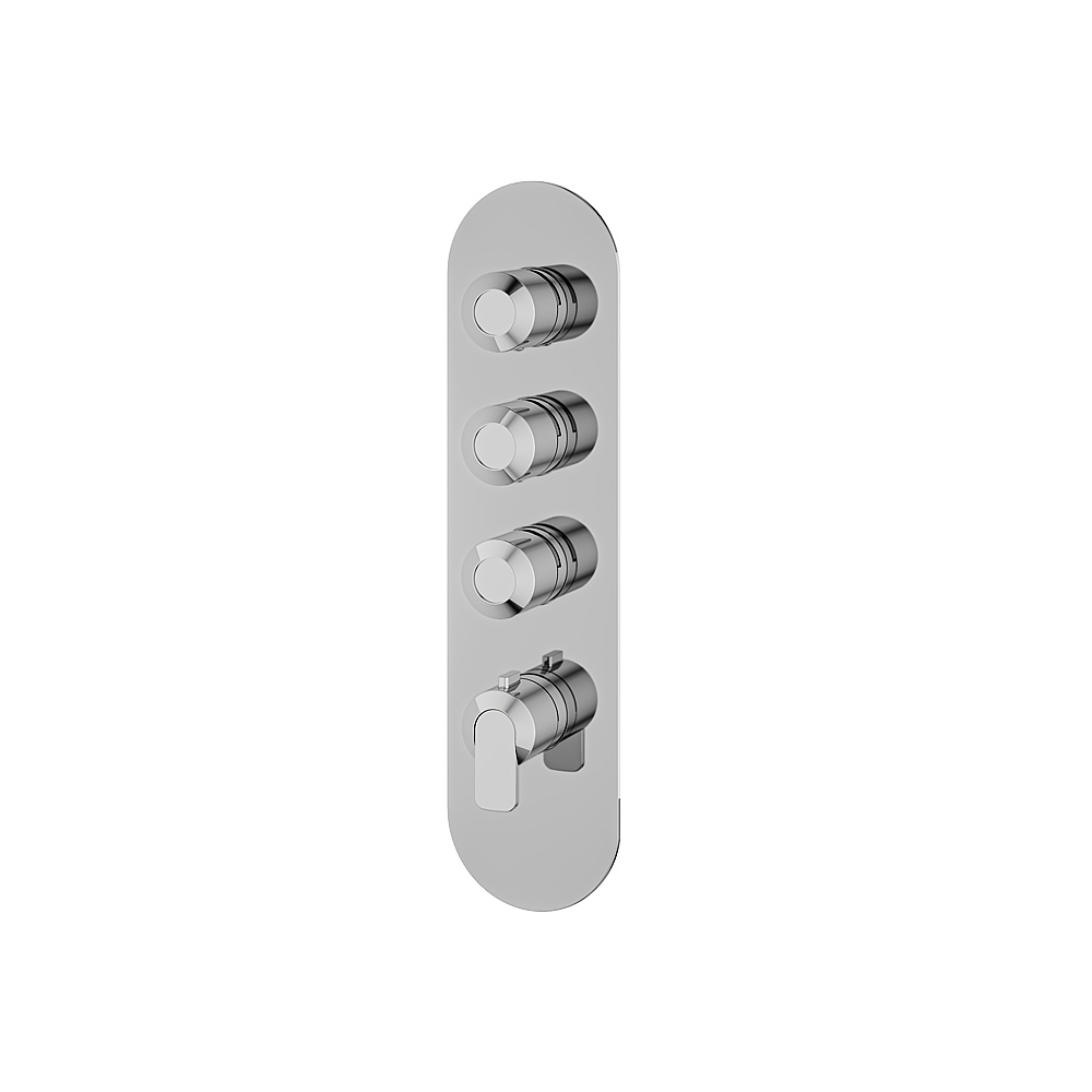 Aquabrass ABSTR3367PC C67 Trim Set for T12003 Valve - Polished Chrome