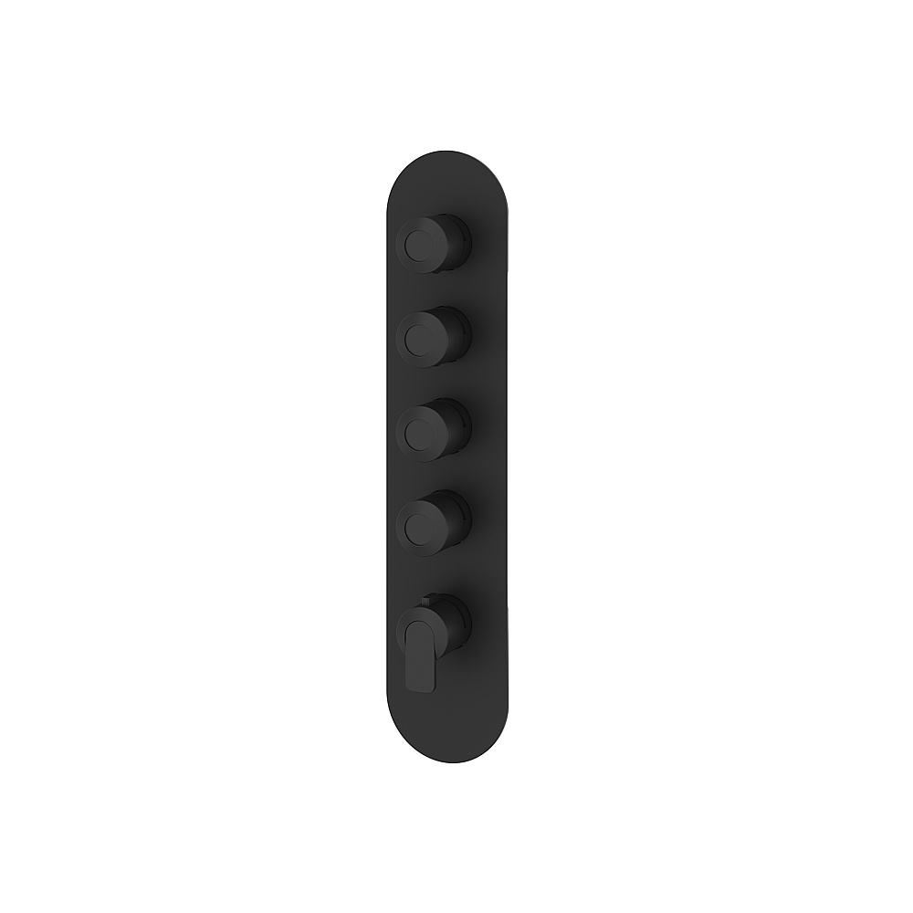 Aquabrass ABSTR3467BK C67 Trim Set for T12004 Valve - Black