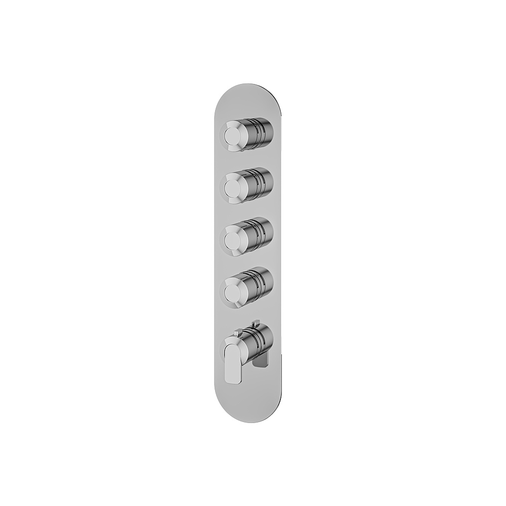 Aquabrass ABSTR3467PC C67 Trim Set for T12004 Valve - Polished Chrome