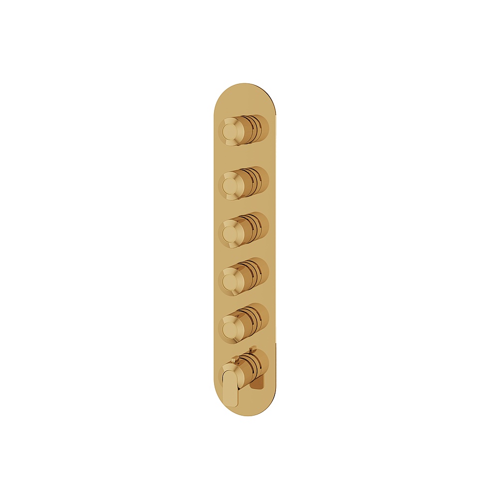 Aquabrass ABSTR3567PGD C67 Trim Set for T12005 Valve - Polished Gold
