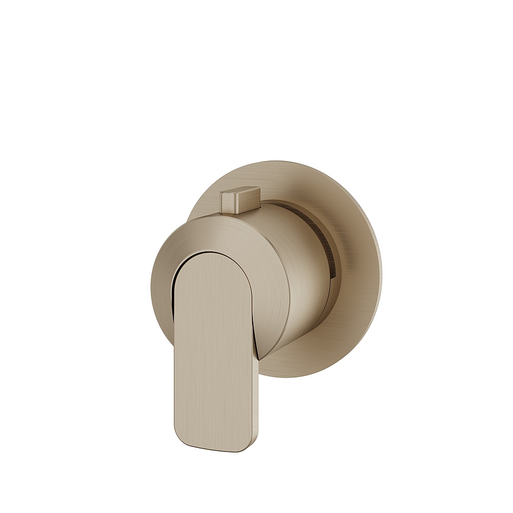Aquabrass ABSTR1267BN C67 Trim Set 2-Way Non Shared for 61934 Valve - Brushed Nickel