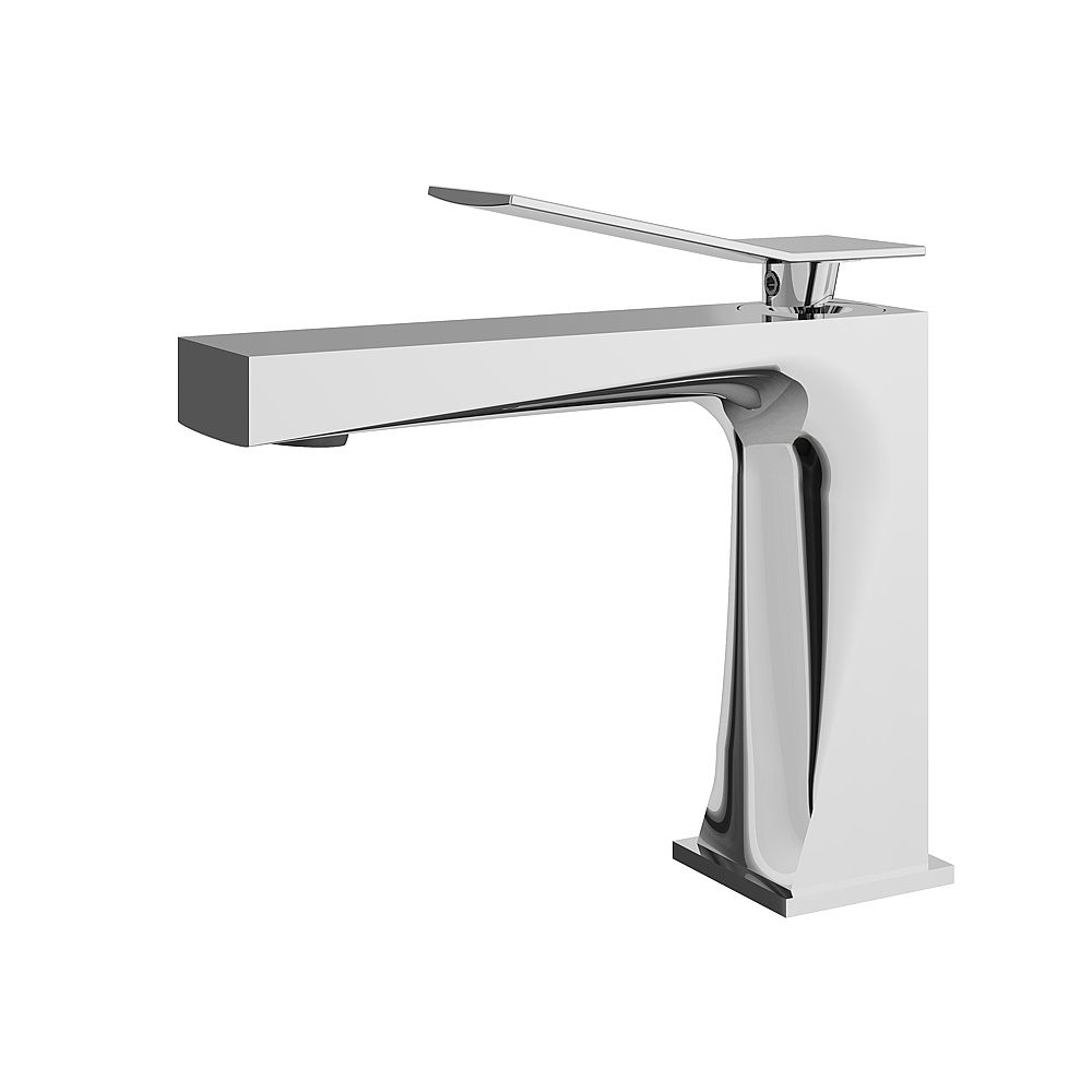 Aquabrass ABFB19014PC Chicane Single-Hole Lavatory Faucet - Polished Chrome