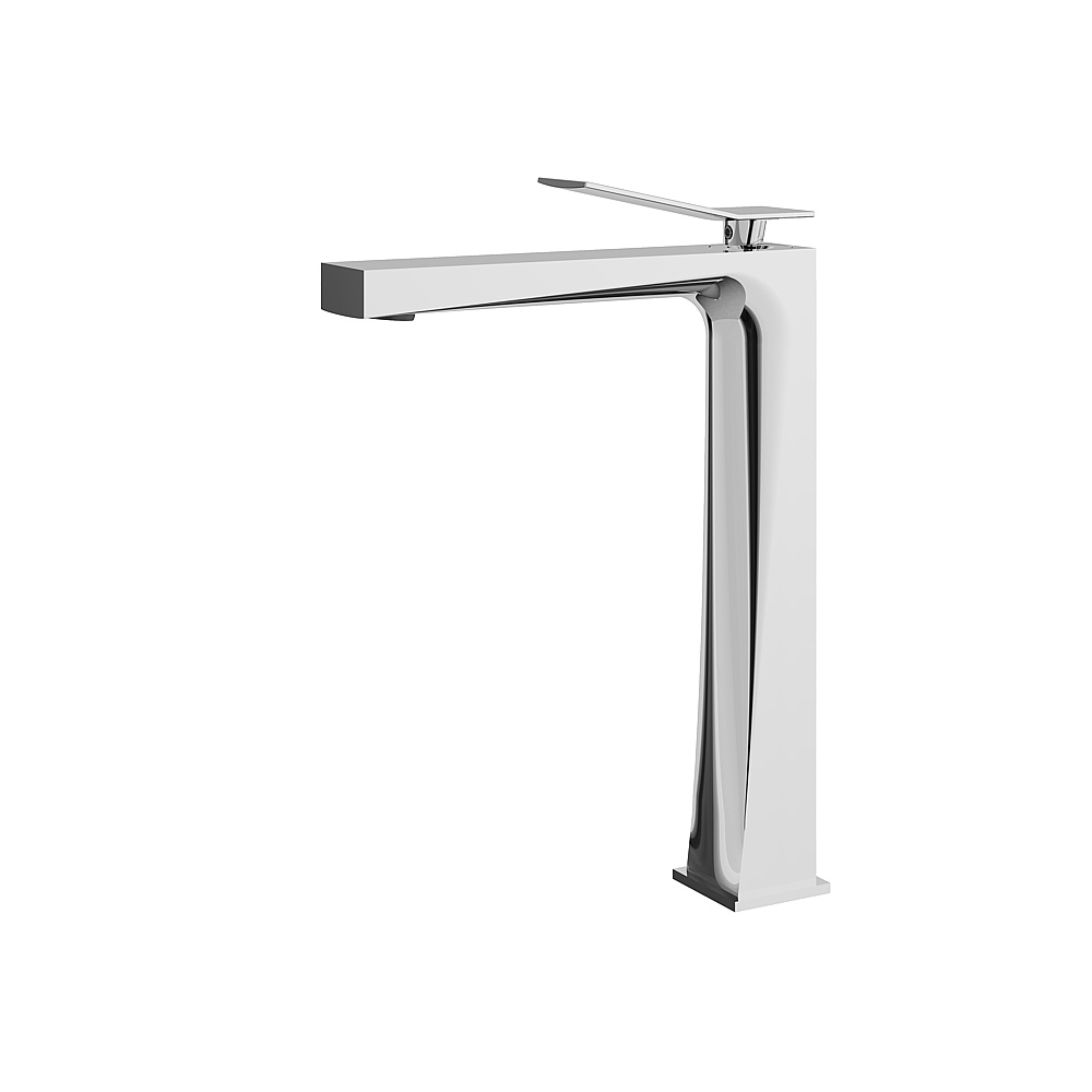 Aquabrass ABFB19020PC Chicane Tall Single-Hole Lavatory Faucet - Polished Chrome