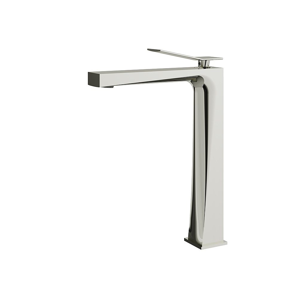 Aquabrass ABFB19020PN Chicane Tall Single-Hole Lavatory Faucet - Polished Nickel