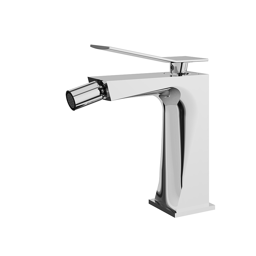 Aquabrass ABFB19024PC Chicane Single-Hole Bidet Faucet - Polished Chrome