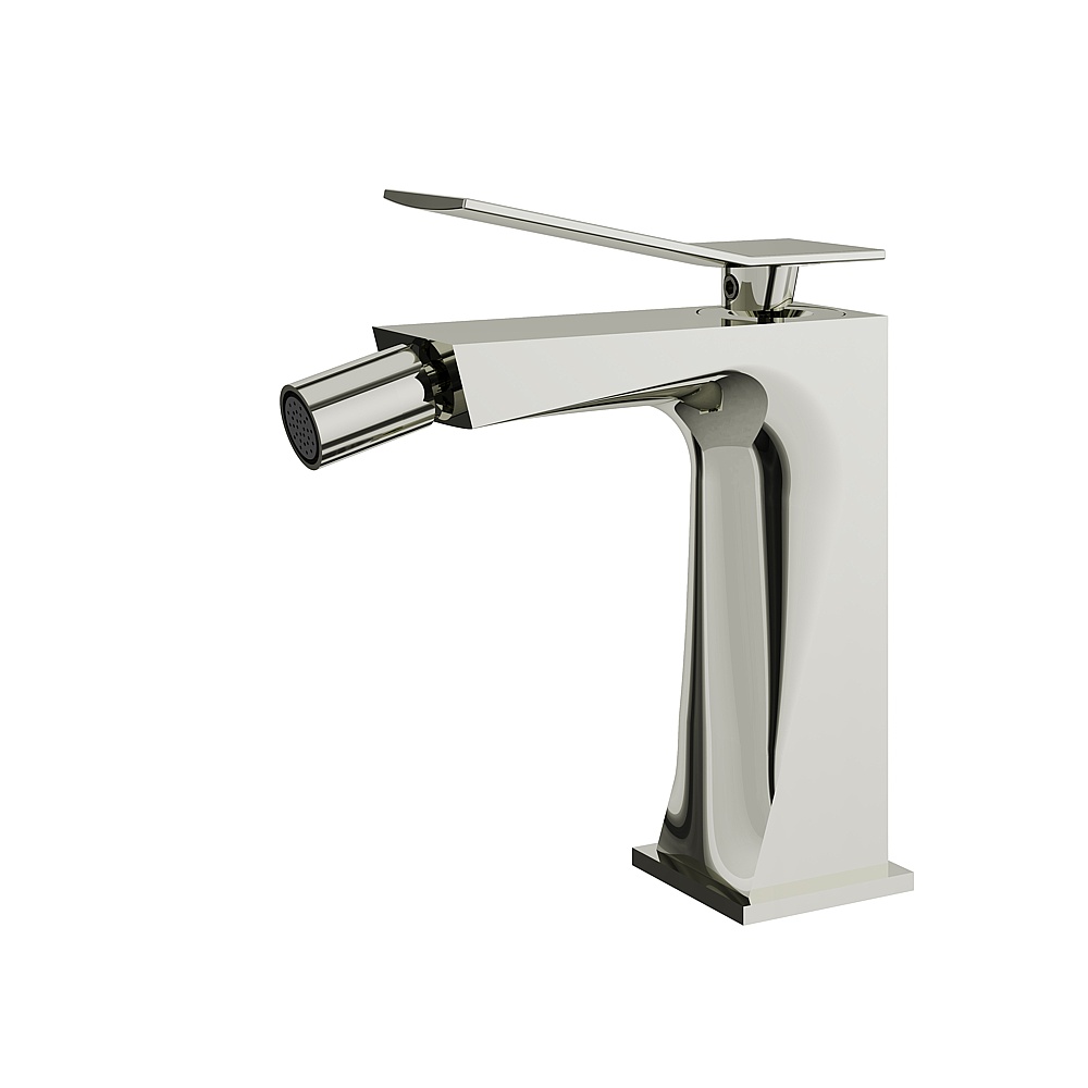 Aquabrass ABFB19024PN Chicane Single-Hole Bidet Faucet - Polished Nickel