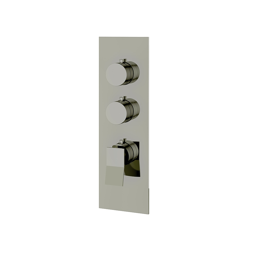 Aquabrass ABSTSR3219PN Chicane Trim Set for T12002 Valve - Polished Nickel