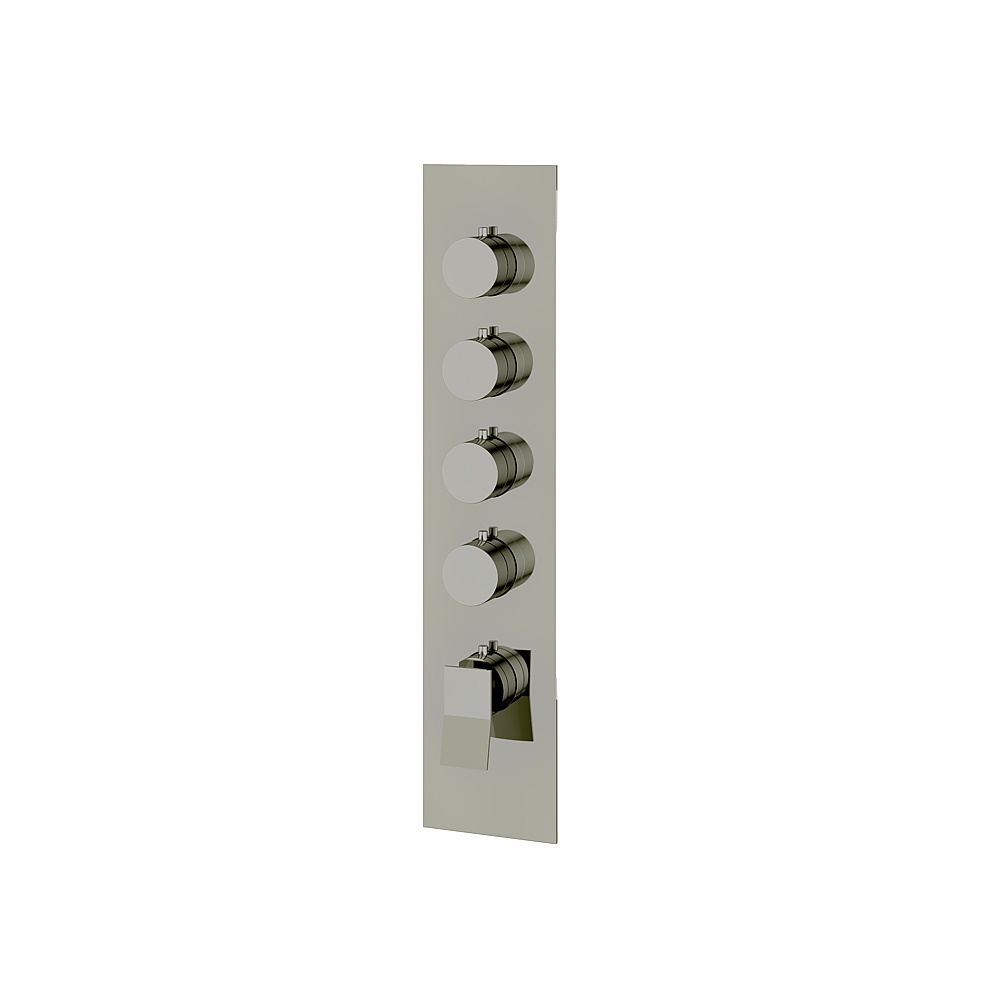 Aquabrass ABSTSR3419PN Chicane Trim Set for T12004 Valve - Polished Nickel