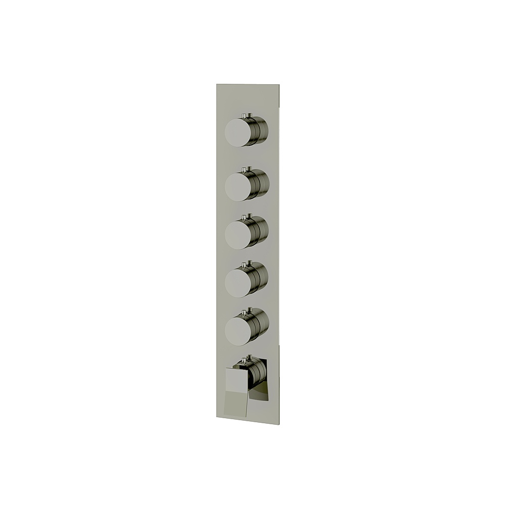 Aquabrass ABSTSR3519PN Chicane Trim Set for T12005 Valve - Polished Nickel