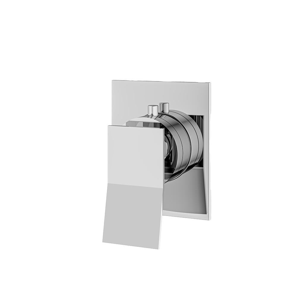Aquabrass ABSTS1219PC Chicane Trim Set 2-Way Non Shared for 61934 Valve - Polished Chrome