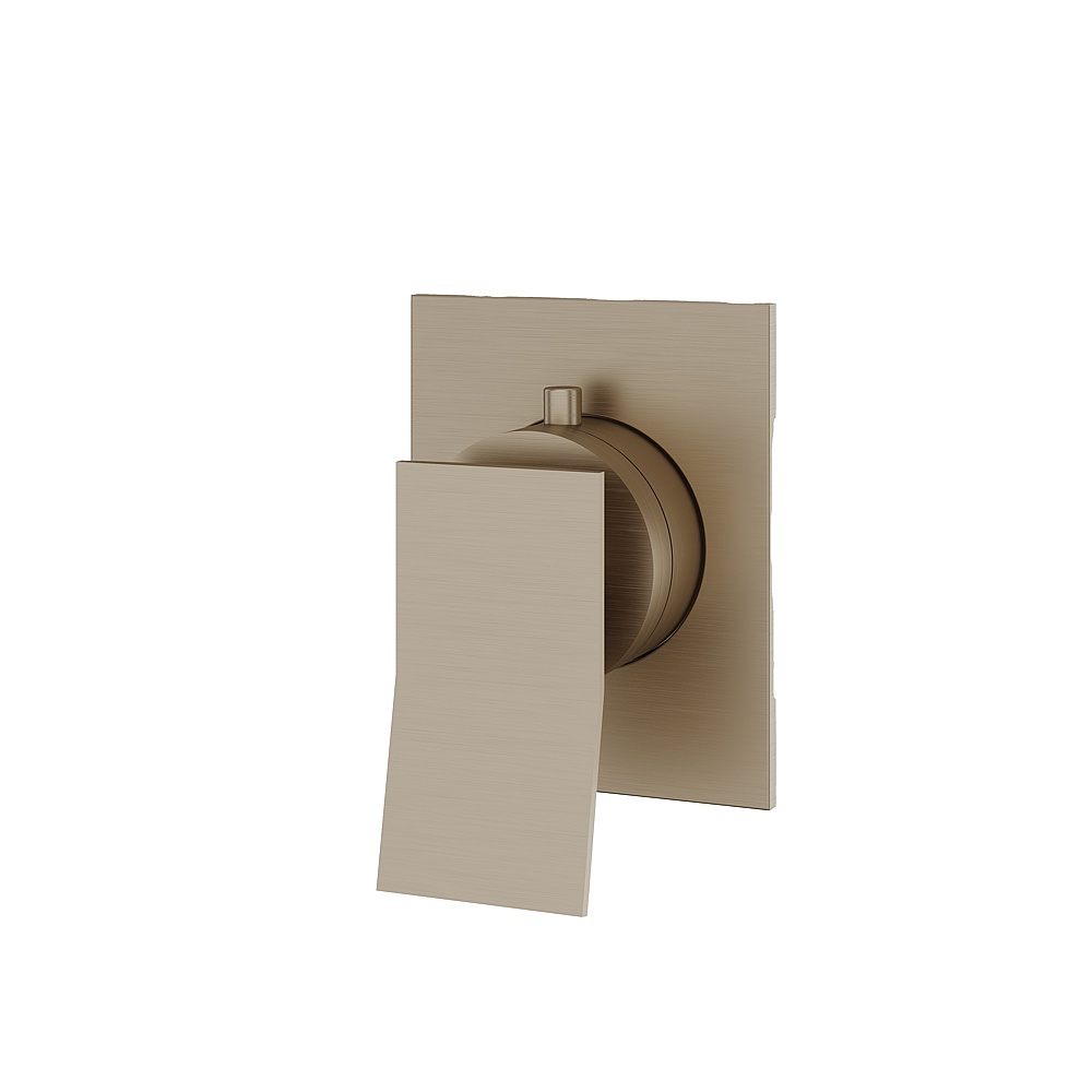 Aquabrass ABSTS2219BN Chicane Trim Set 2-Way for 61934 Valve - Brushed Nickel