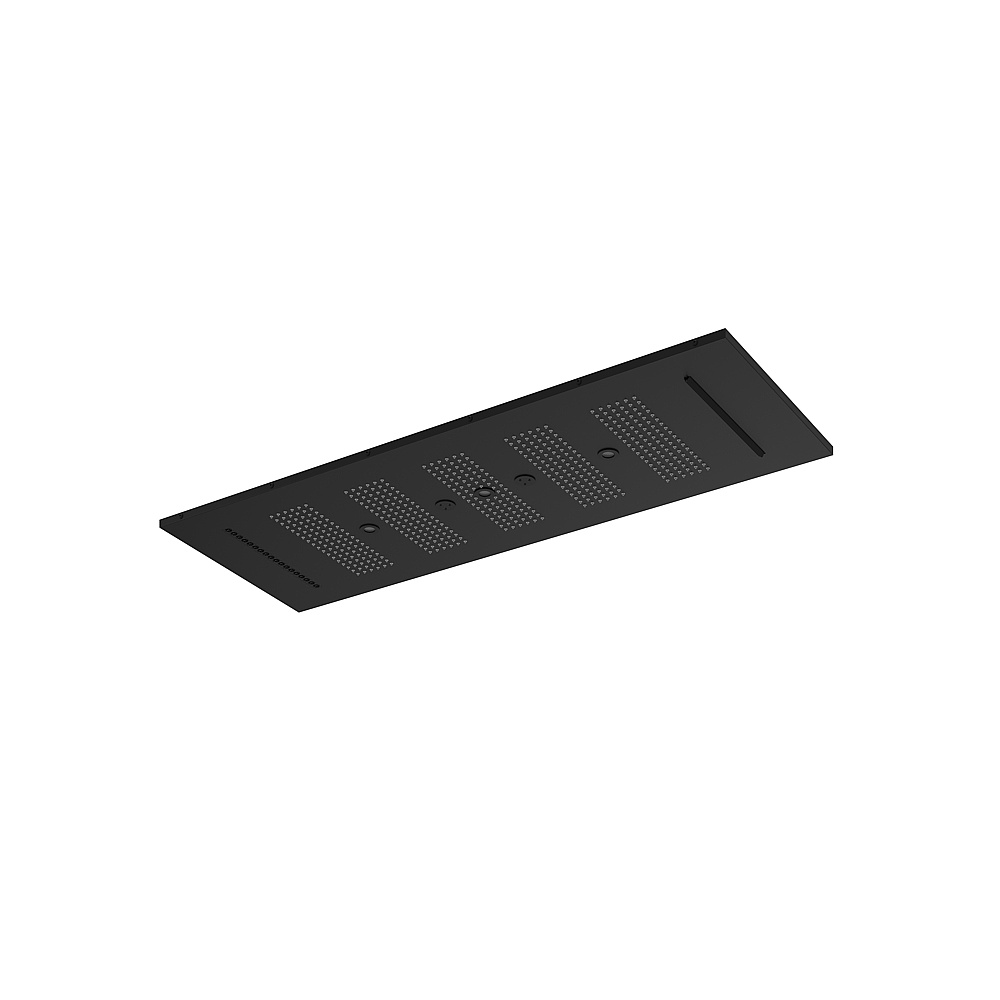 Aquabrass ABSC00932BK Cura Spa 43" x 16" Recessed Rain Head - Black