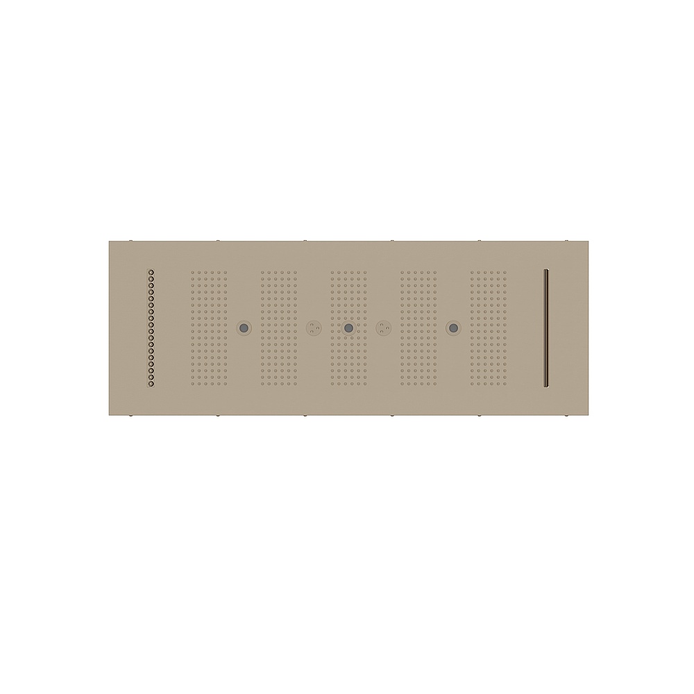 Aquabrass ABSC00932BSS Cura Spa 43" x 16" Recessed Rain Head - Brushed Stainless Steel