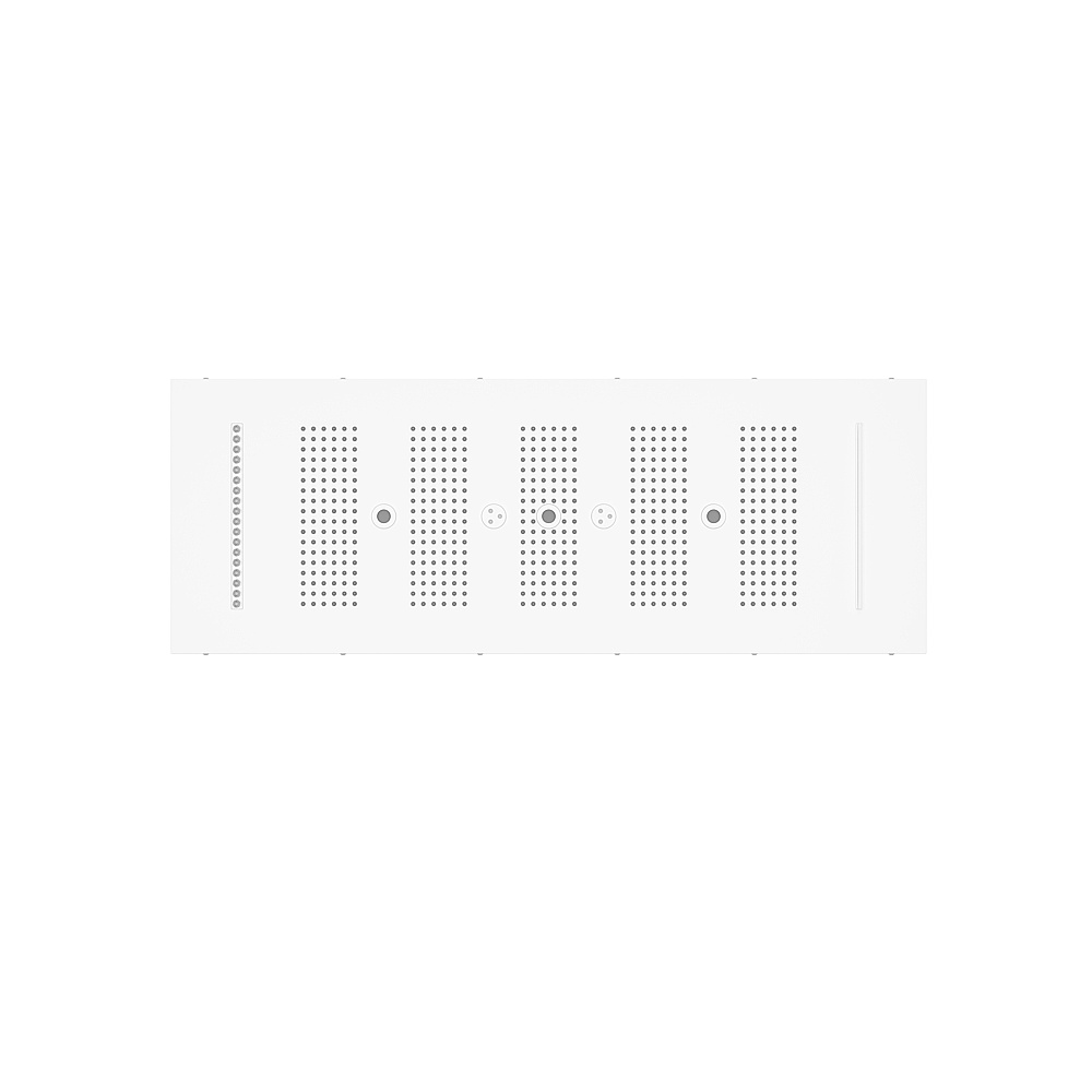 Aquabrass ABSC00932WH Cura Spa 43" x 16" Recessed Rain Head - White