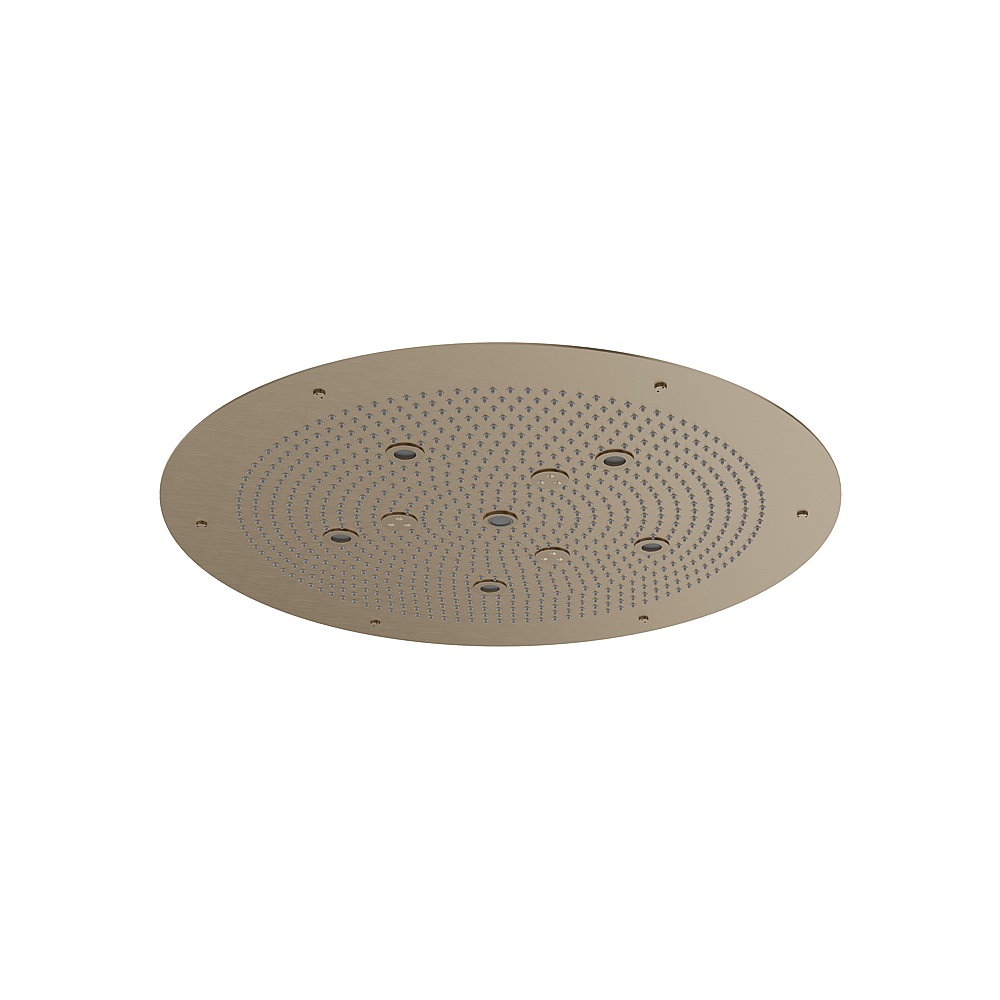 Aquabrass ABSC00936BSS Cura Spa 25" Round Recessed Rain Head - Brushed Stainless Steel