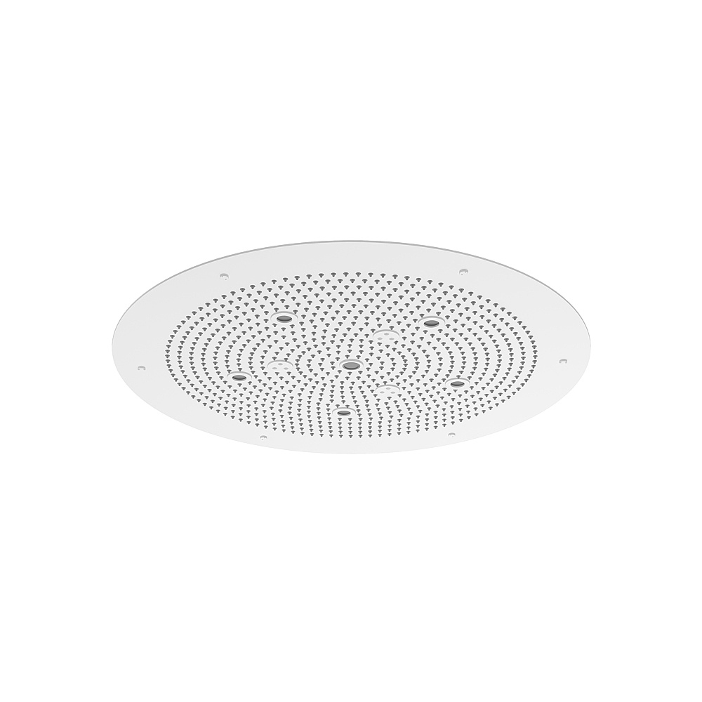 Aquabrass ABSC00936WH Cura Spa 25" Round Recessed Rain Head - White