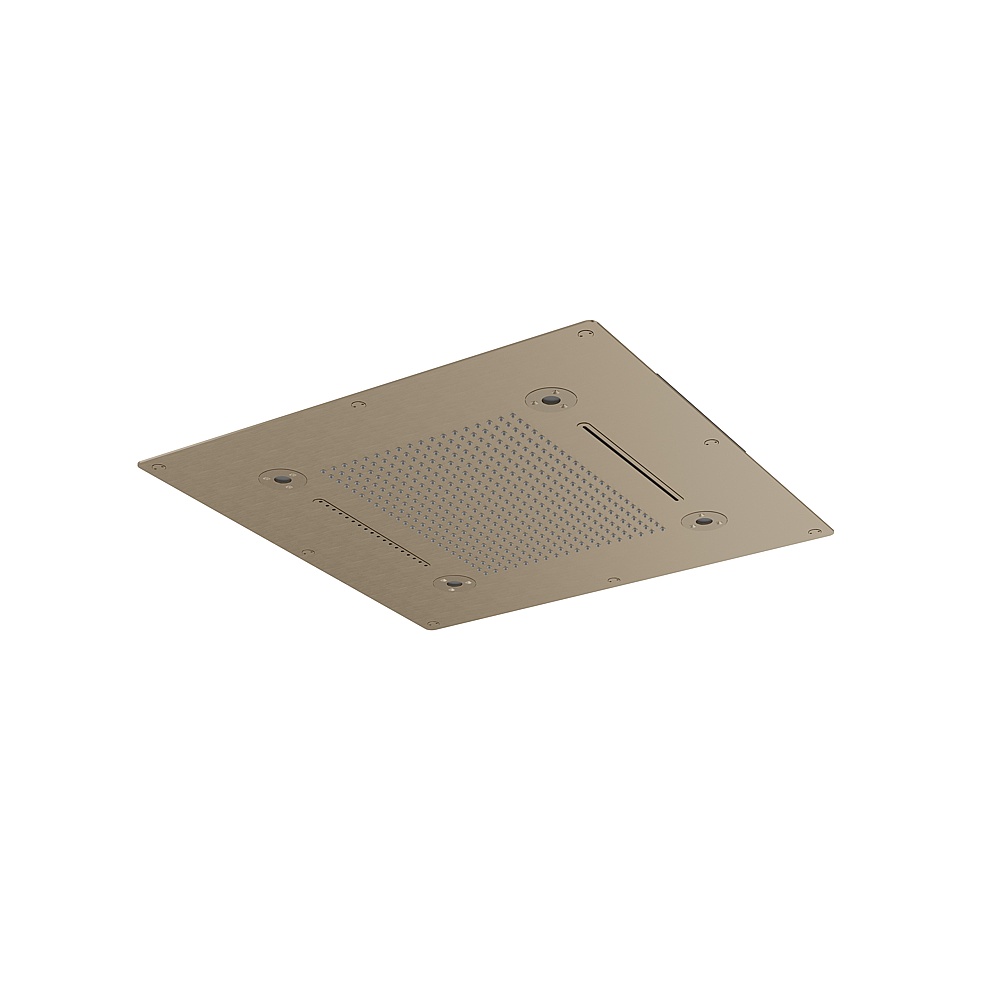 Aquabrass ABSCNN928BSS Cura Spa 24" x 24" Recessed Rain Head - Brushed Stainless Steel