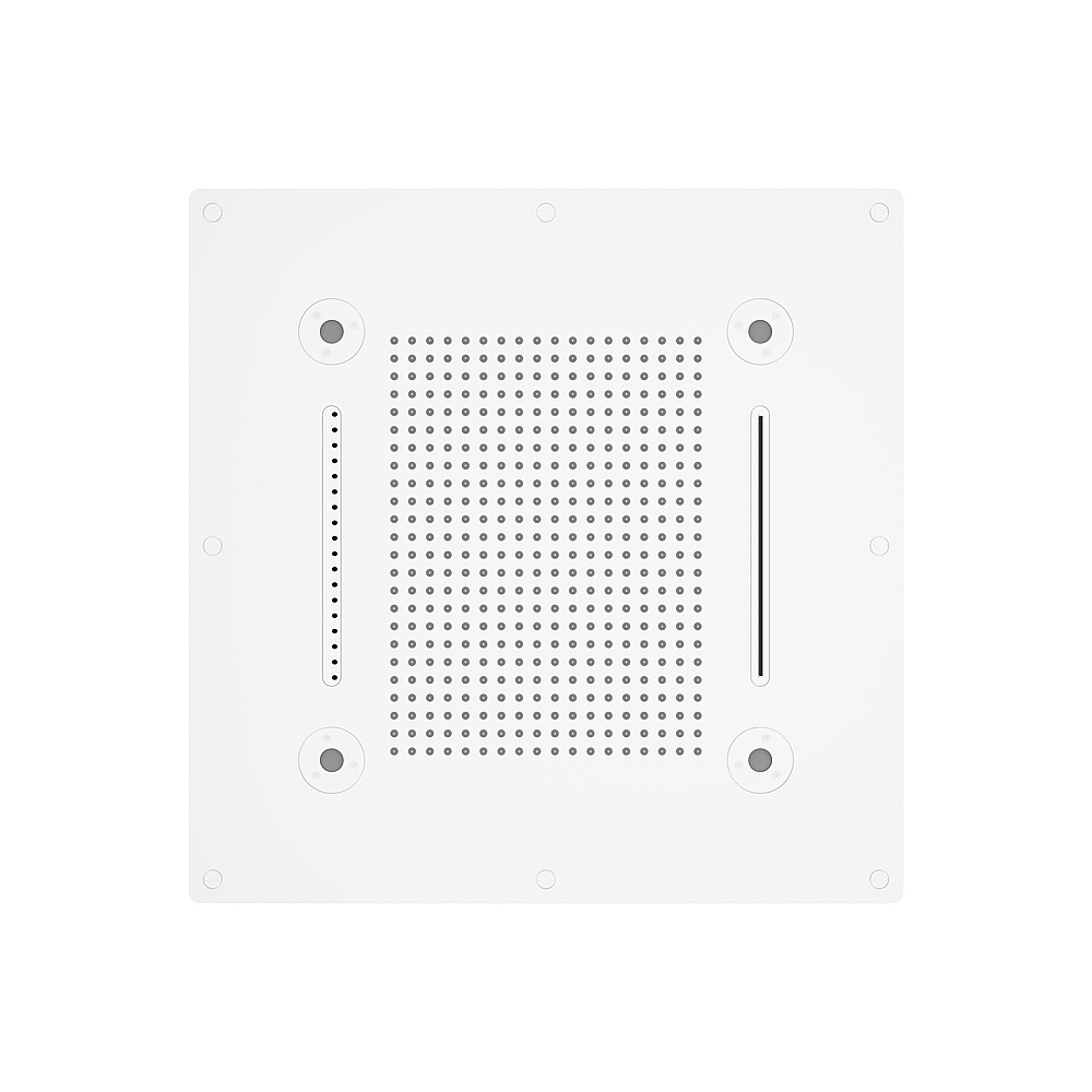 Aquabrass ABSCNN928WH Cura Spa 24" x 24" Recessed Rain Head - White