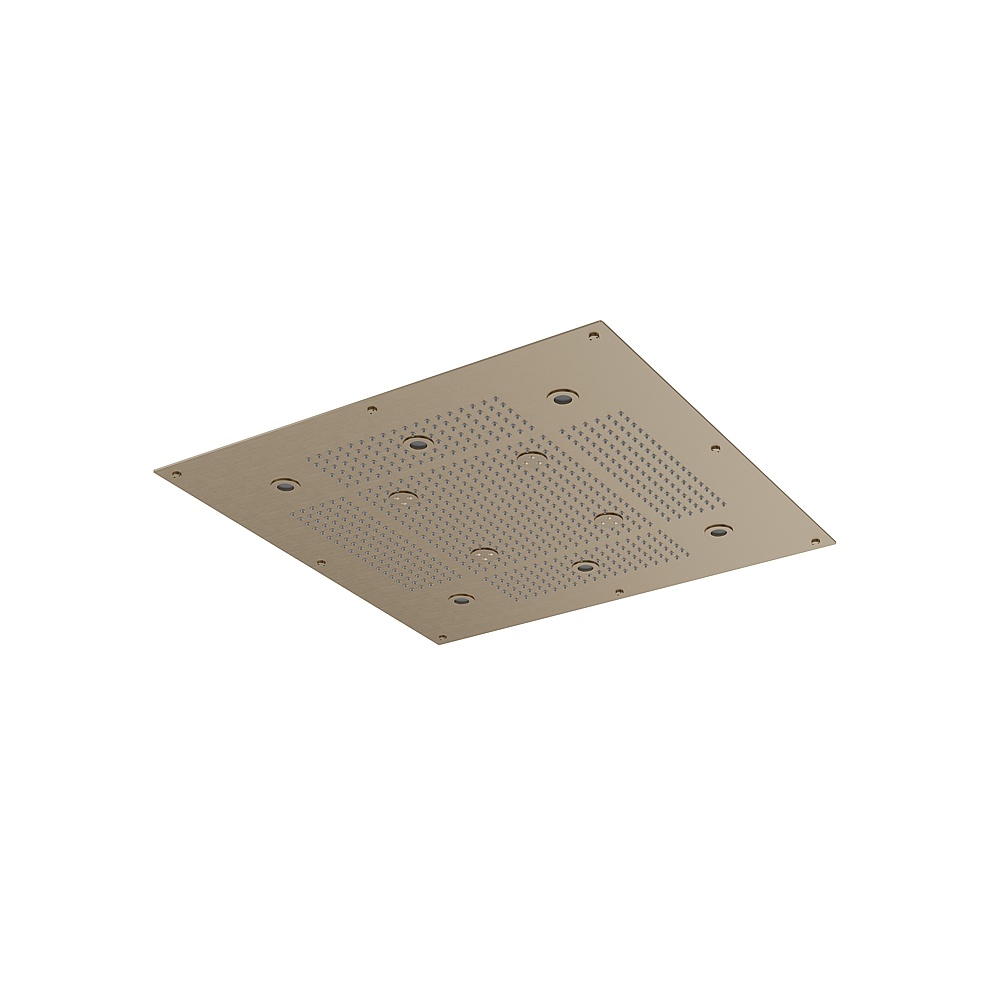 Aquabrass ABSCNN925BSS Cura Spa 24" x 24" Recessed Rain Head - Brushed Stainless Steel